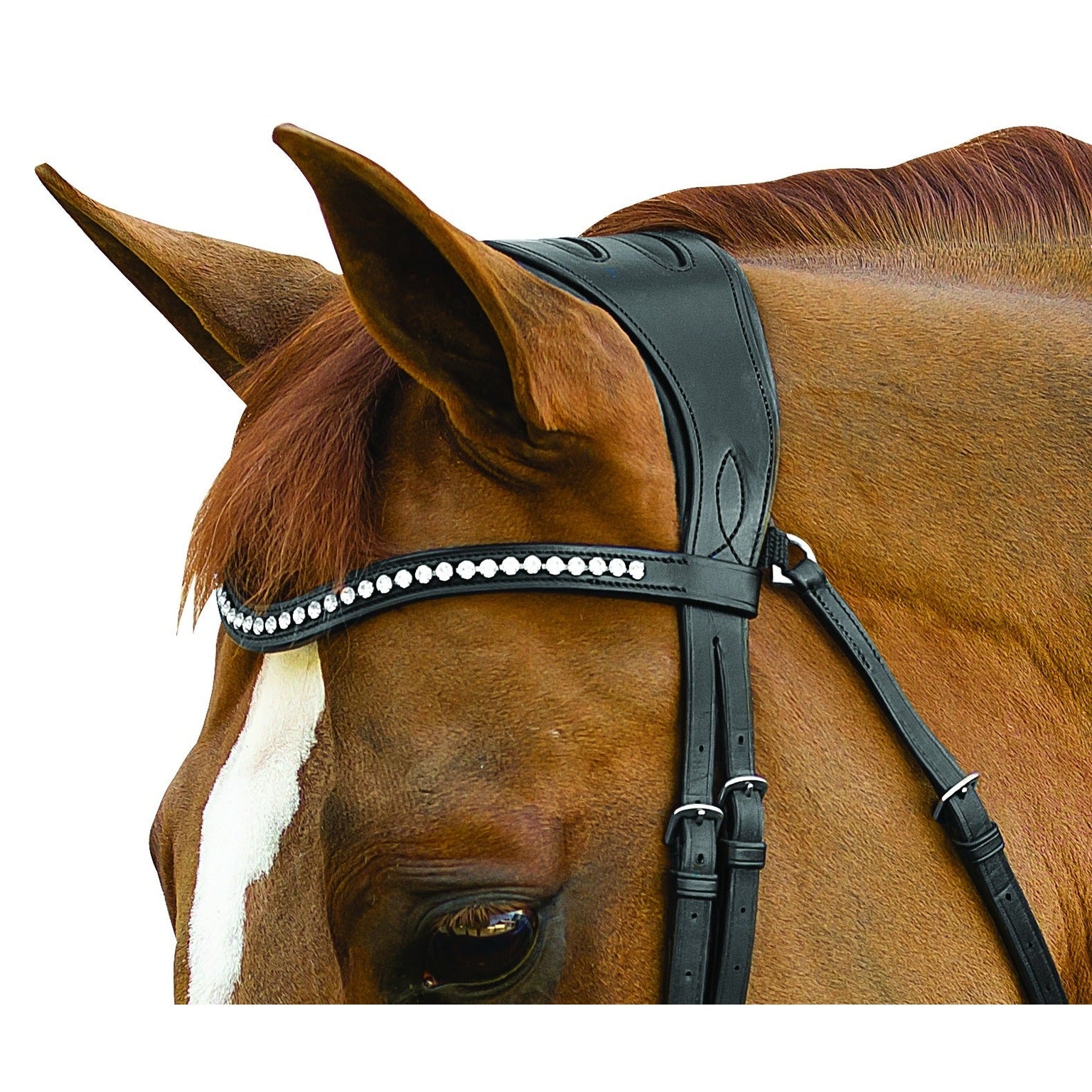 Têtière Silver Crown La Baule II | Accessoires de briderie Têtière Silver Crown La Baule II | Accessoires de briderie